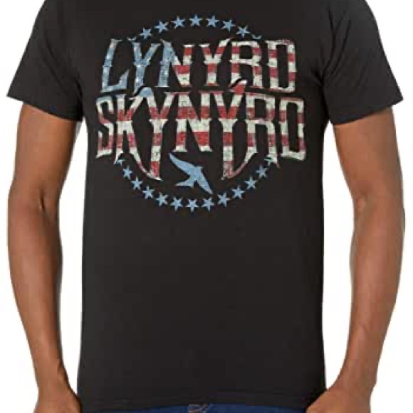 Men's Lynyrd Skynyrd Stars & Stripes Patriotic Logo T-Shirt. M & O size: Large - Picture 1 of 2